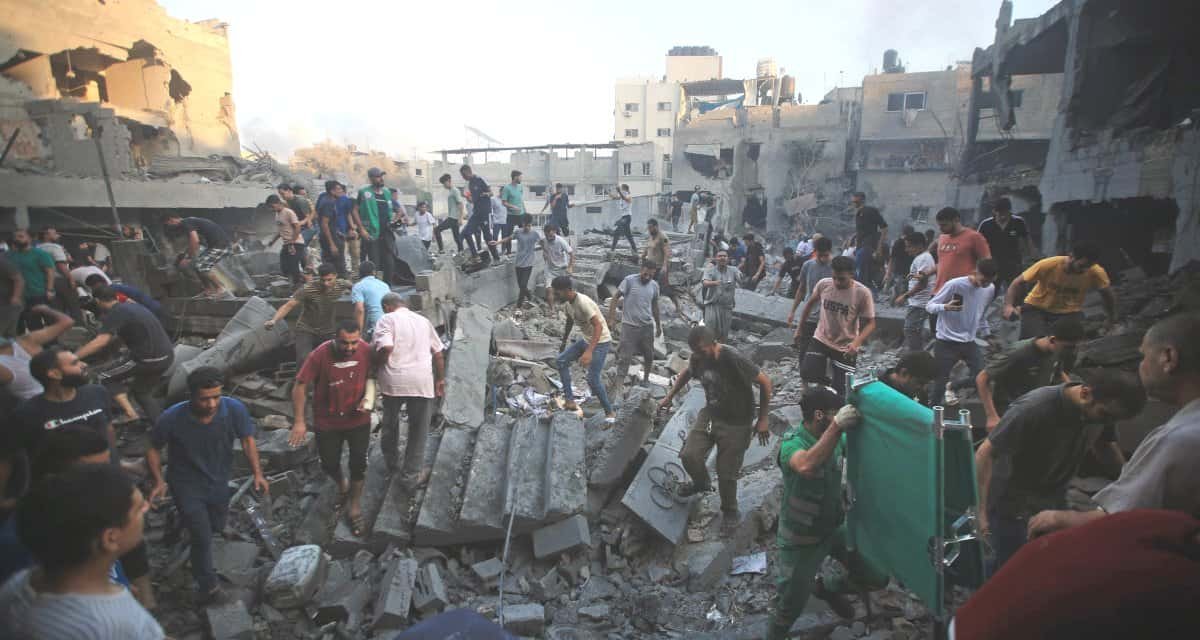 Gaza massacre faim