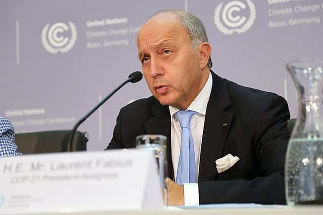 Le président du Conseil constitutionnel, Laurent Fabius